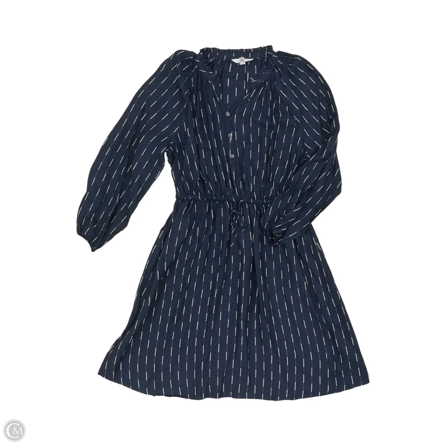 Dress Casual Midi By Time And Tru In Blue, Size: Xs