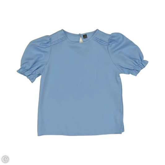 Blouse Short Sleeve By Shein In Maroon, Size: Xs