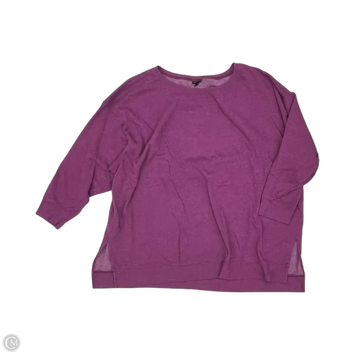 Sweatshirt Crewneck By Torrid In Purple, Size: 5