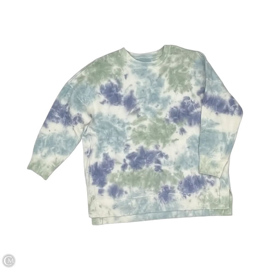 Sweatshirt Crewneck By So In Blue & Green, Size: Xxl