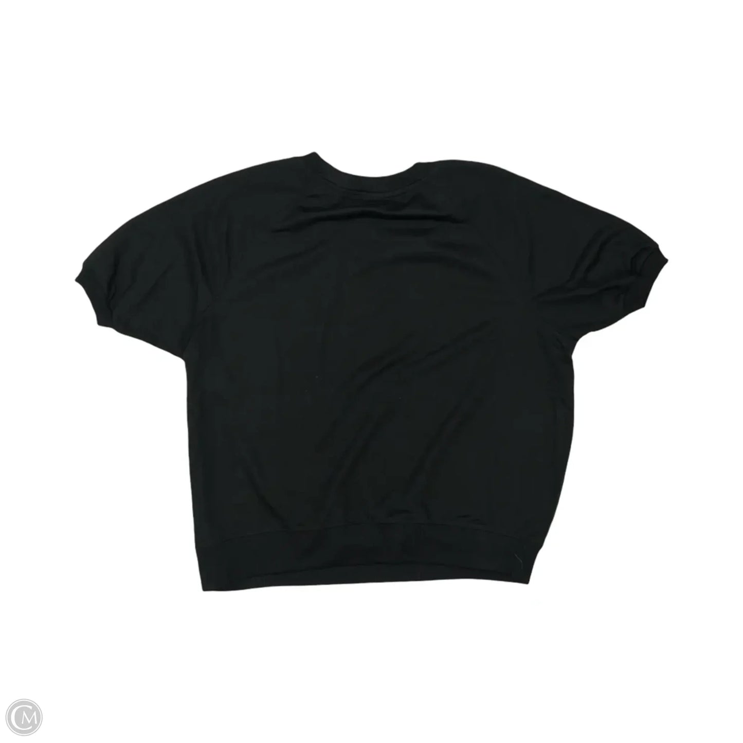 Top Short Sleeve By Just Be In Black, Size: Xl