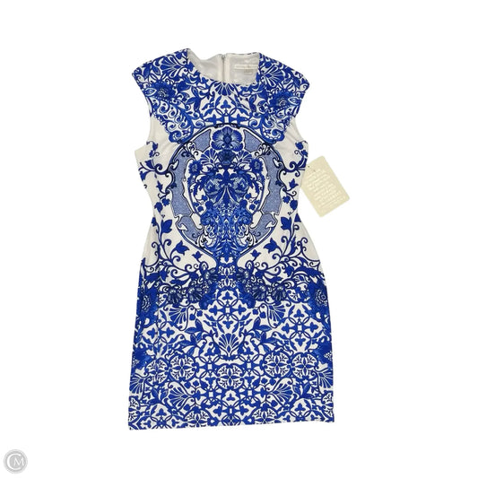 Dress Party Short By Boston Proper In Blue & White, Size: 12