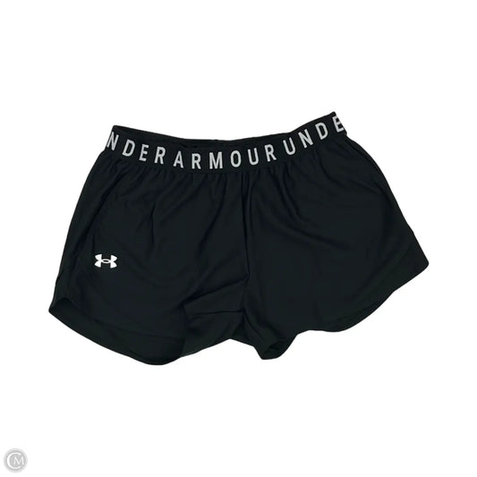 Athletic Shorts By Under Armour In Black, Size: M