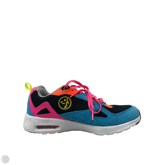 Shoes Athletic By Zumba In Multi-colored, Size: 8