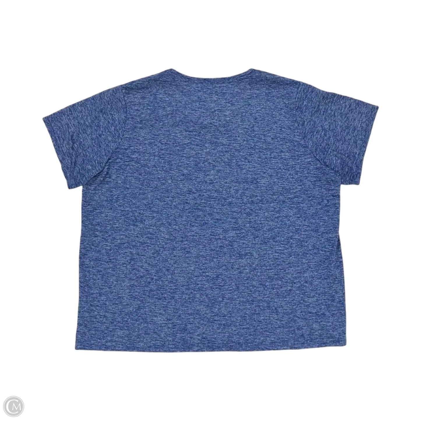 Athletic Top Short Sleeve By Nike Apparel In Blue, Size: 2x
