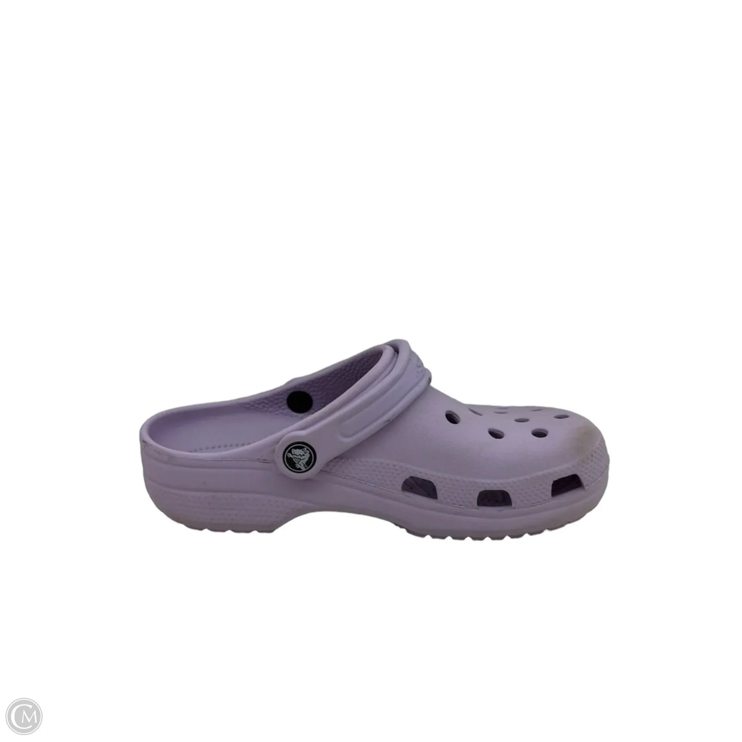 Shoes Flats By Crocs In Purple, Size: 7