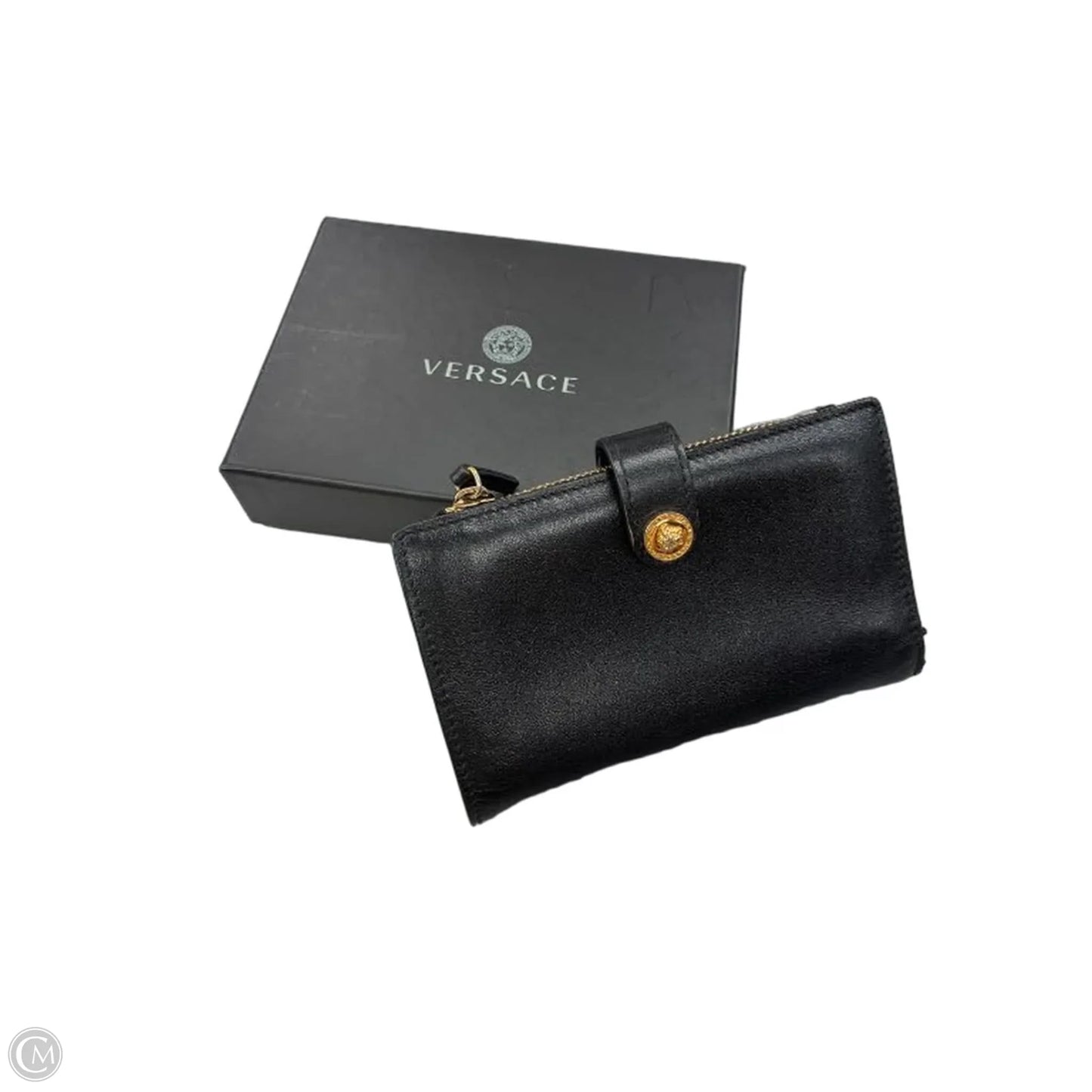 Wallet Luxury Designer By Versace, Size: Small