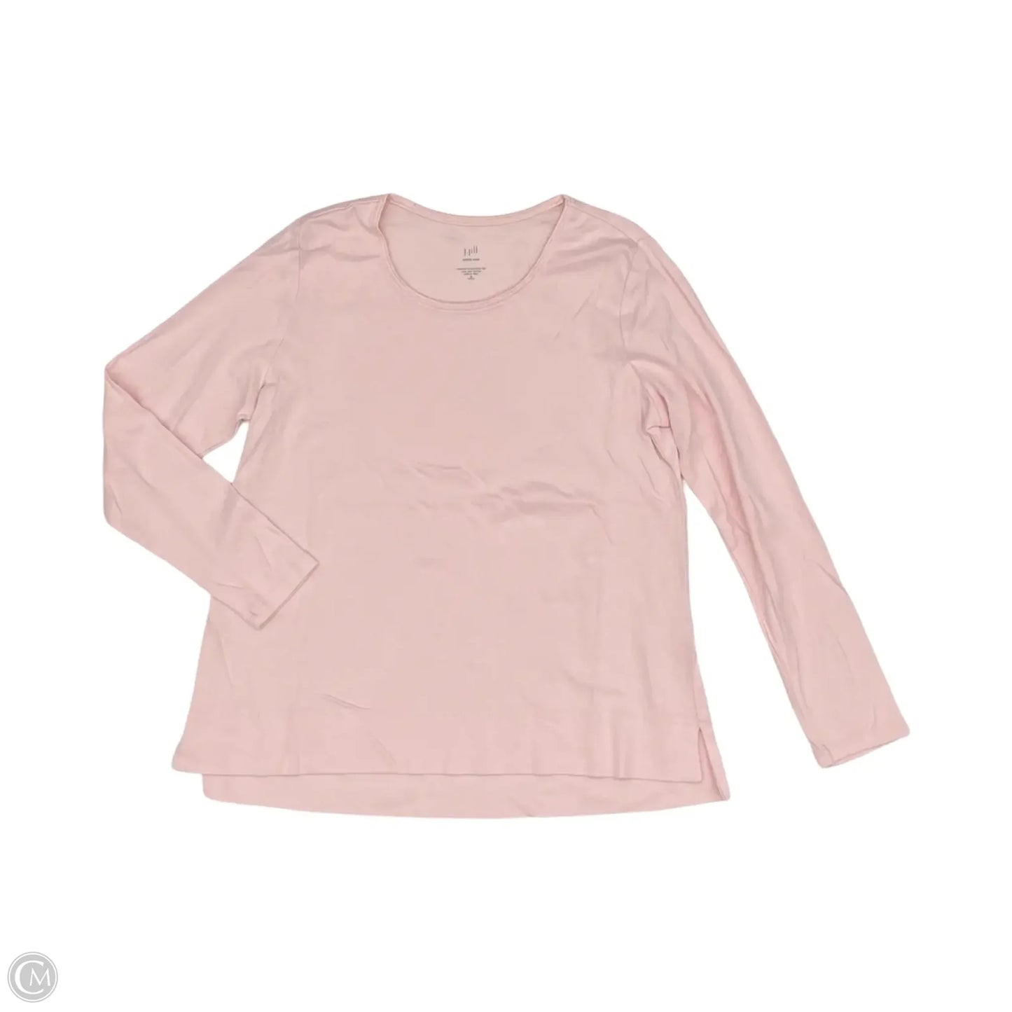 Top Long Sleeve By J. Jill In Pink, Size: Mp