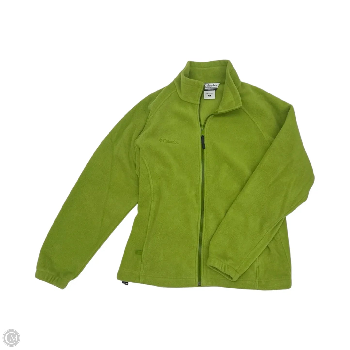 Jacket Fleece By Columbia In Green, Size: L