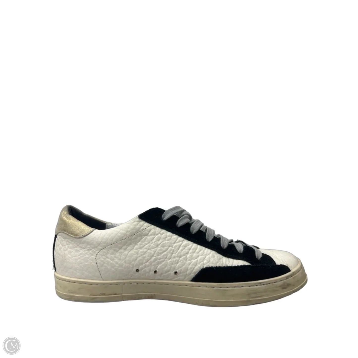 Shoes Sneakers By P448 In Black & Cream, Size: 7.5