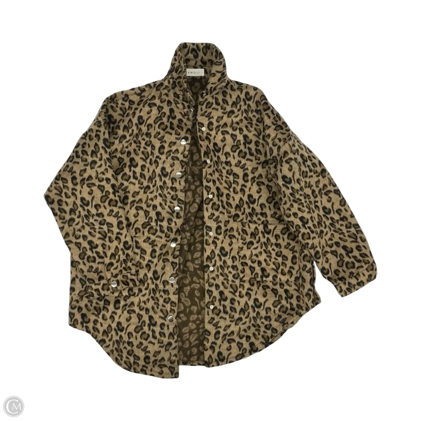 Jacket Other By Clothes Mentor In Animal Print, Size: L