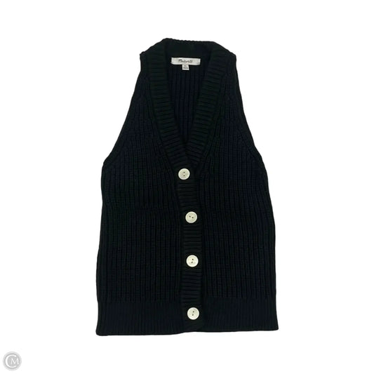 Vest Sweater By Madewell In Black, Size: Xs