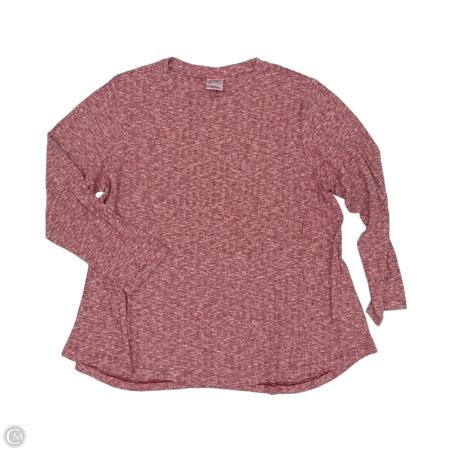 Top Long Sleeve By Just My Size In Red, Size: 3x