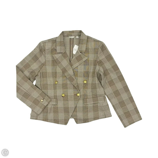 Blazer By Cato In Tan, Size: L