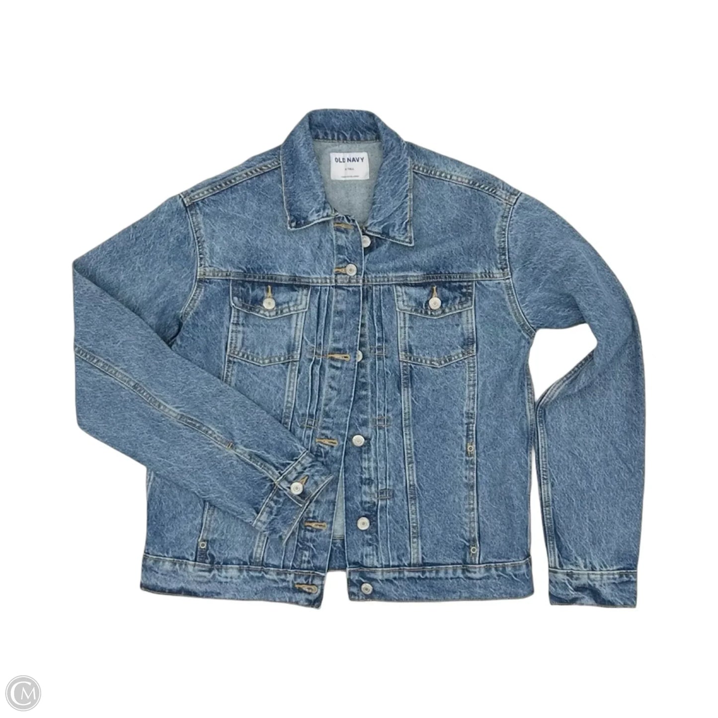 Jacket Denim By Old Navy In Blue Denim, Size: M