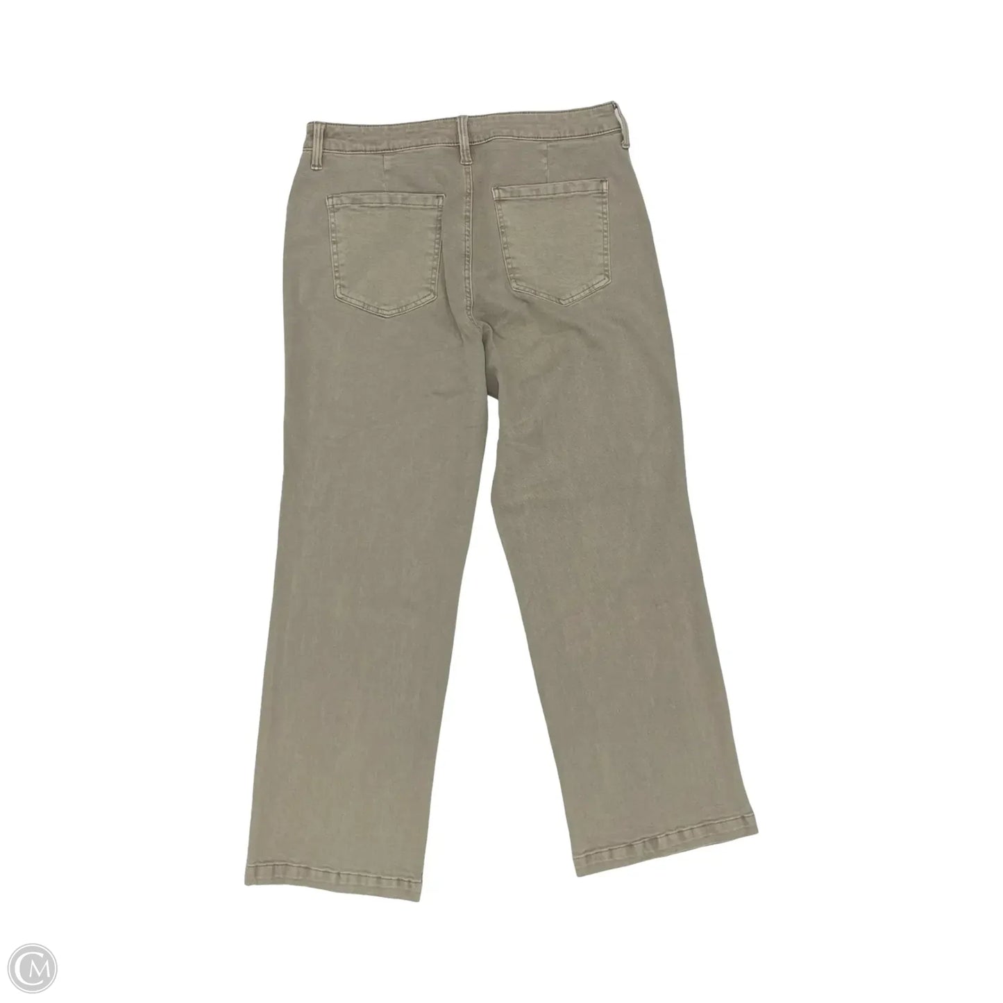 Jeans Straight By Kut In Tan Denim, Size: 12