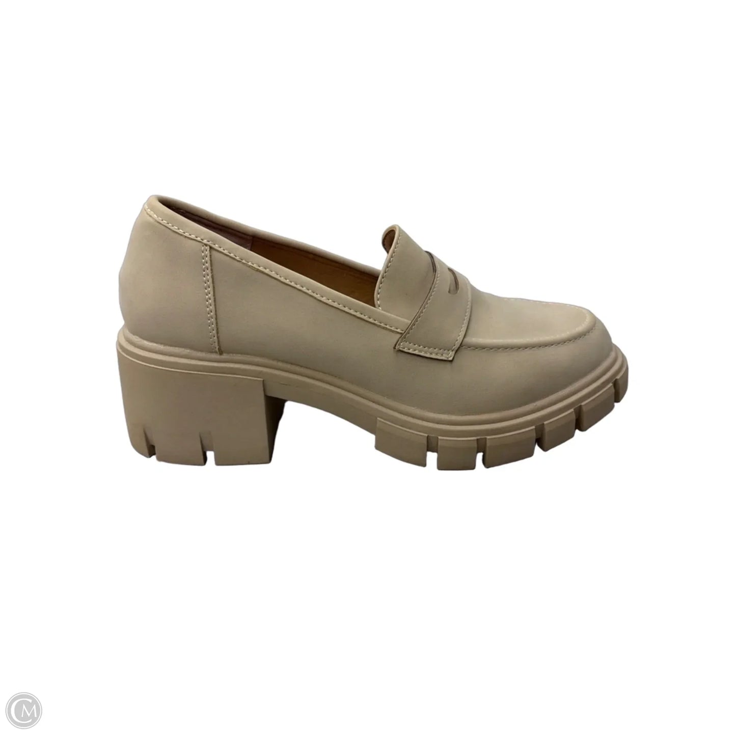 Shoes Heels Block By Sincerely Jules In Tan, Size: 8.5