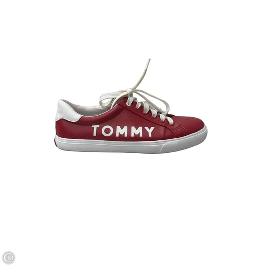 Shoes Sneakers By Tommy Hilfiger In Red, Size: 9.5