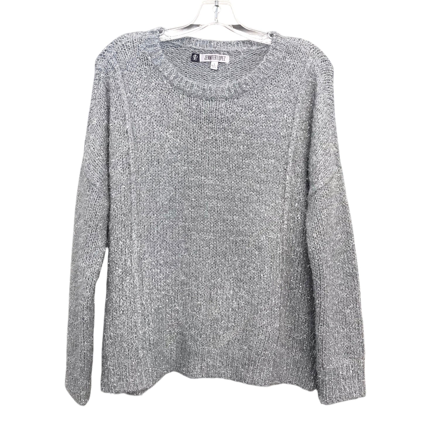 Sweater By Jennifer Lopez In Silver, Size:S