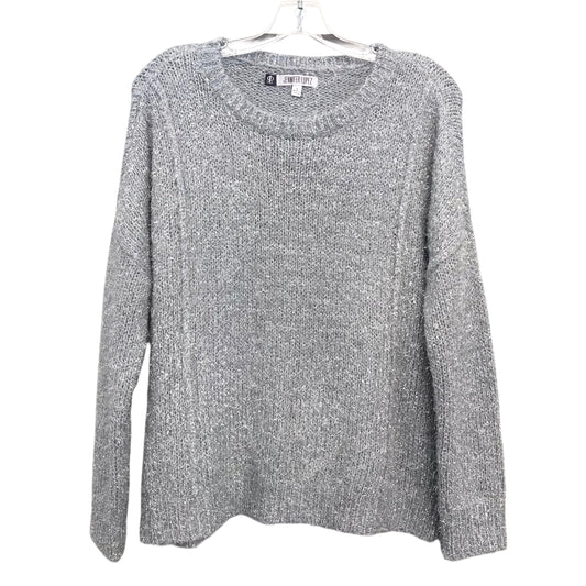 Sweater By Jennifer Lopez In Silver, Size:S