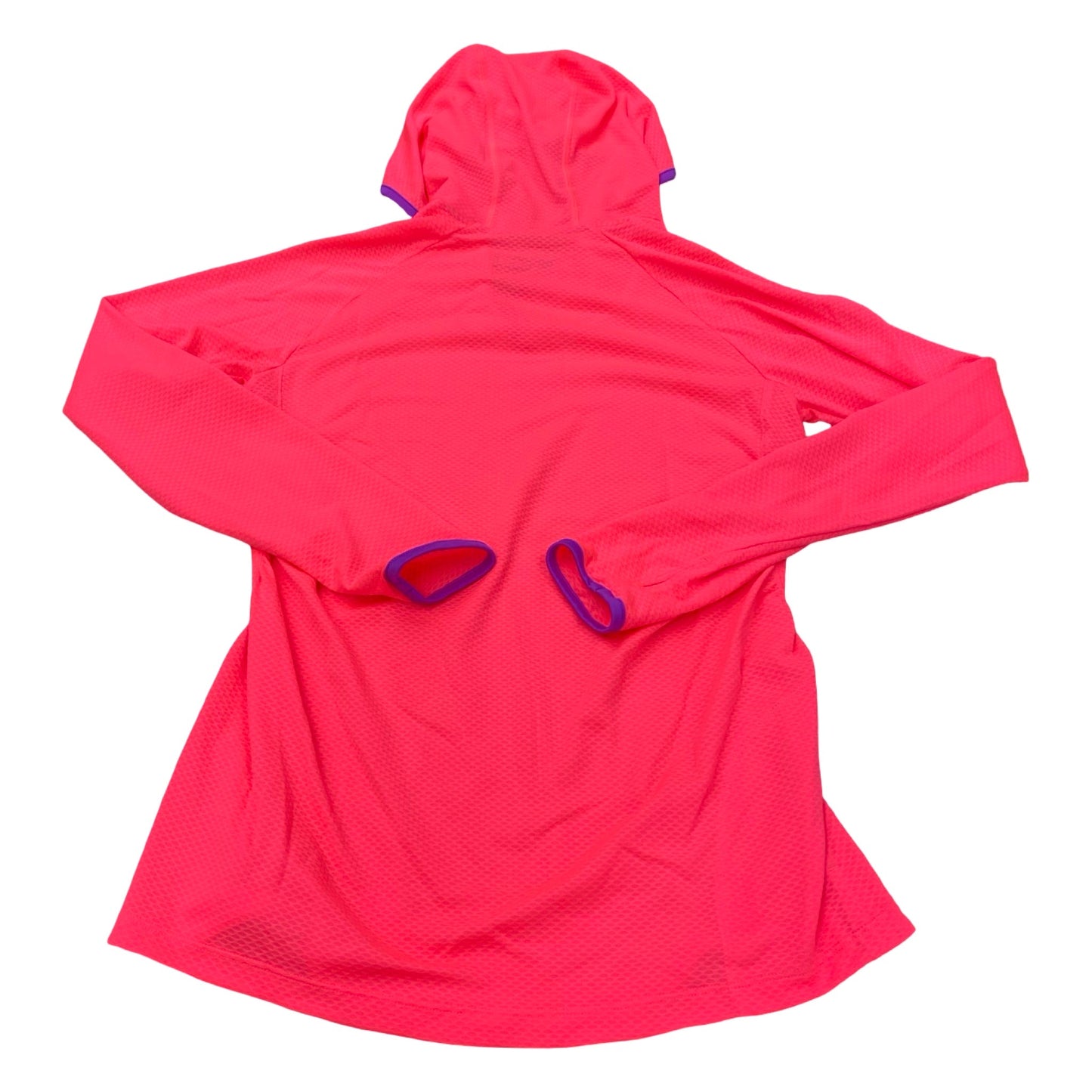 Athletic Top Ls Hoodie By Saucony In Pink & Purple, Size:S
