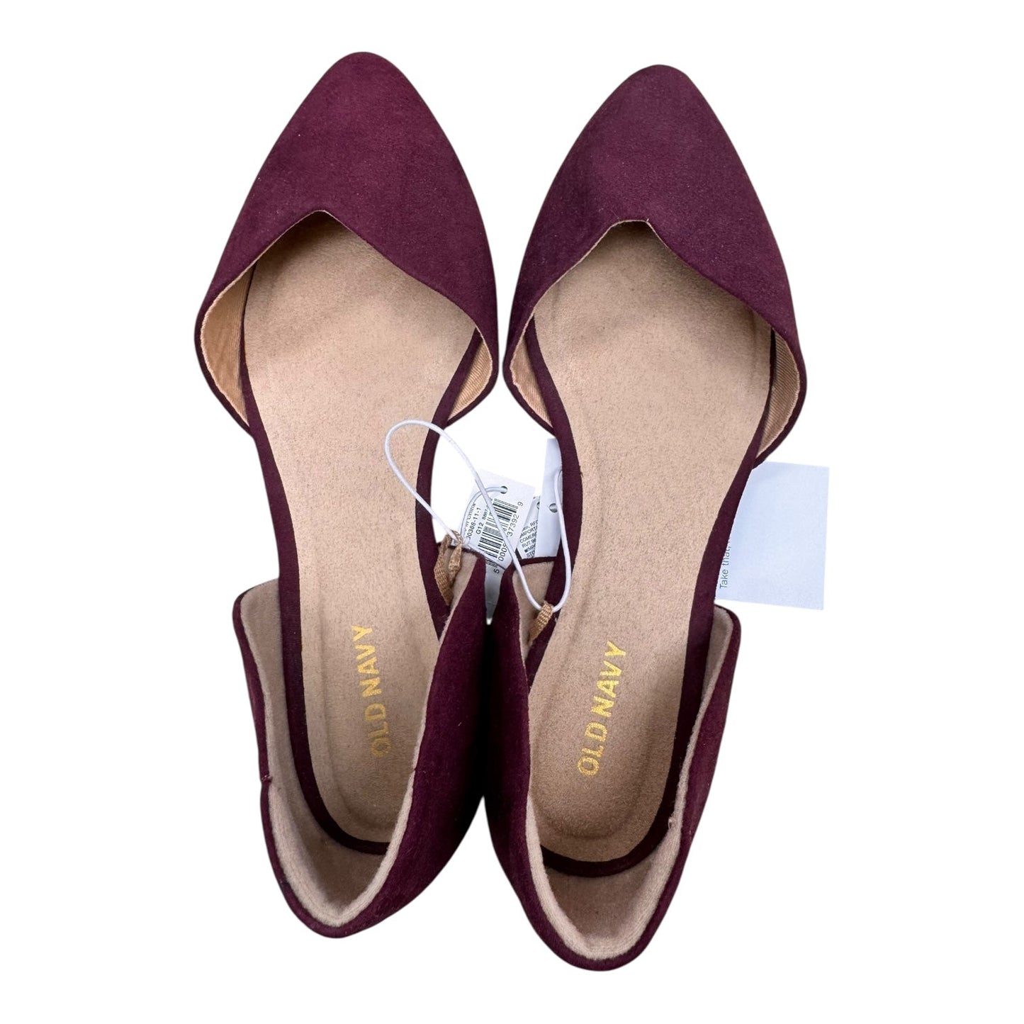Shoes Flats By Old Navy In Maroon, Size:7