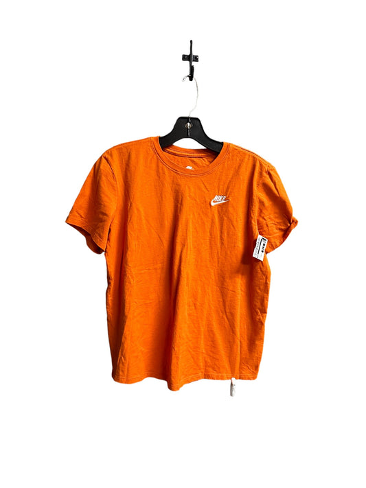 Orange Top Short Sleeve Nike, Size Onesize