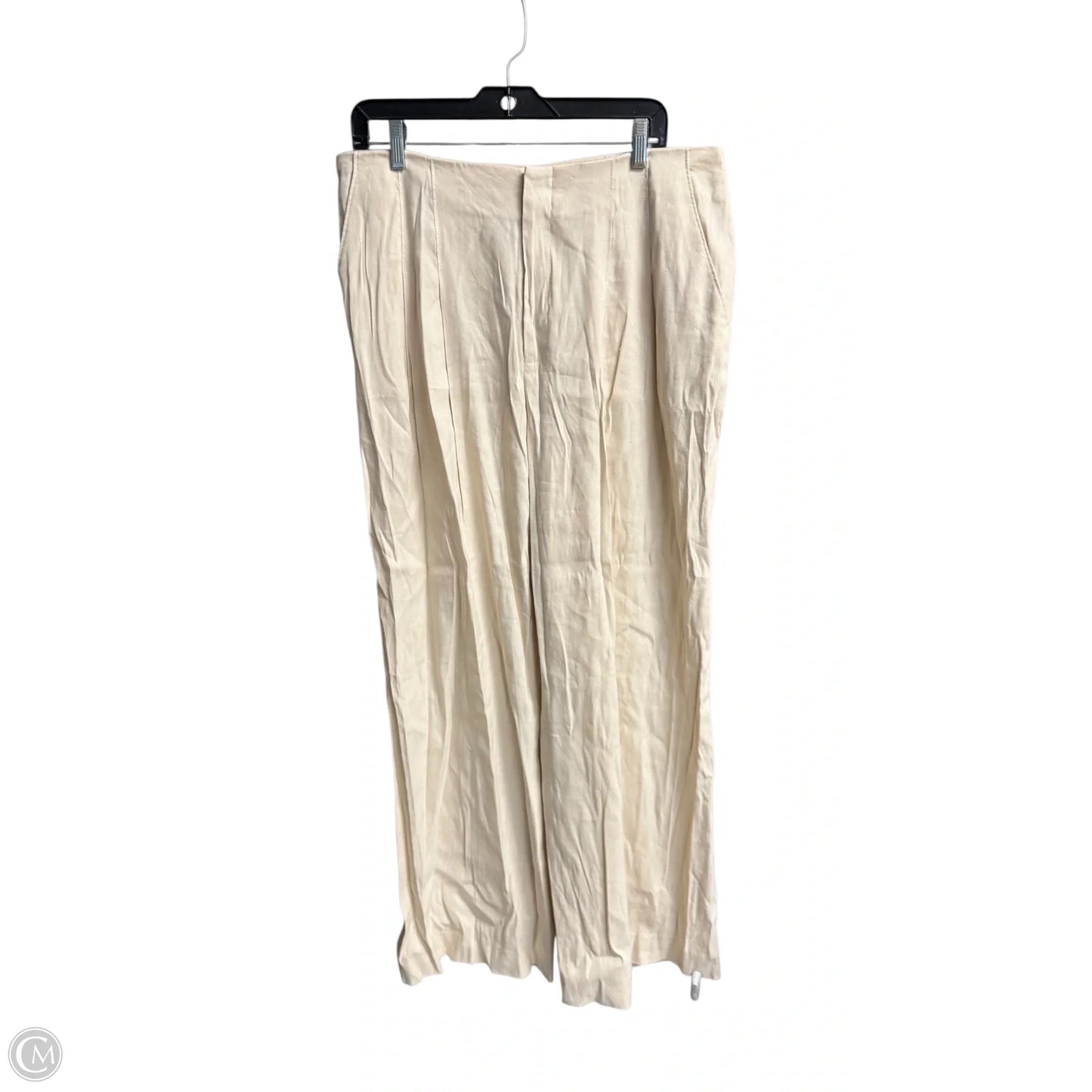 Pants Wide Leg By Antonio Melani In Beige, Size: 14