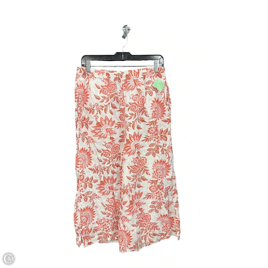 Capris By Flax In Floral Print, Size: 8
