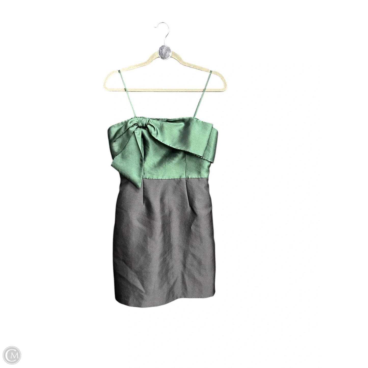 Dress Party Short By Clothes Mentor In Black & Green, Size: S