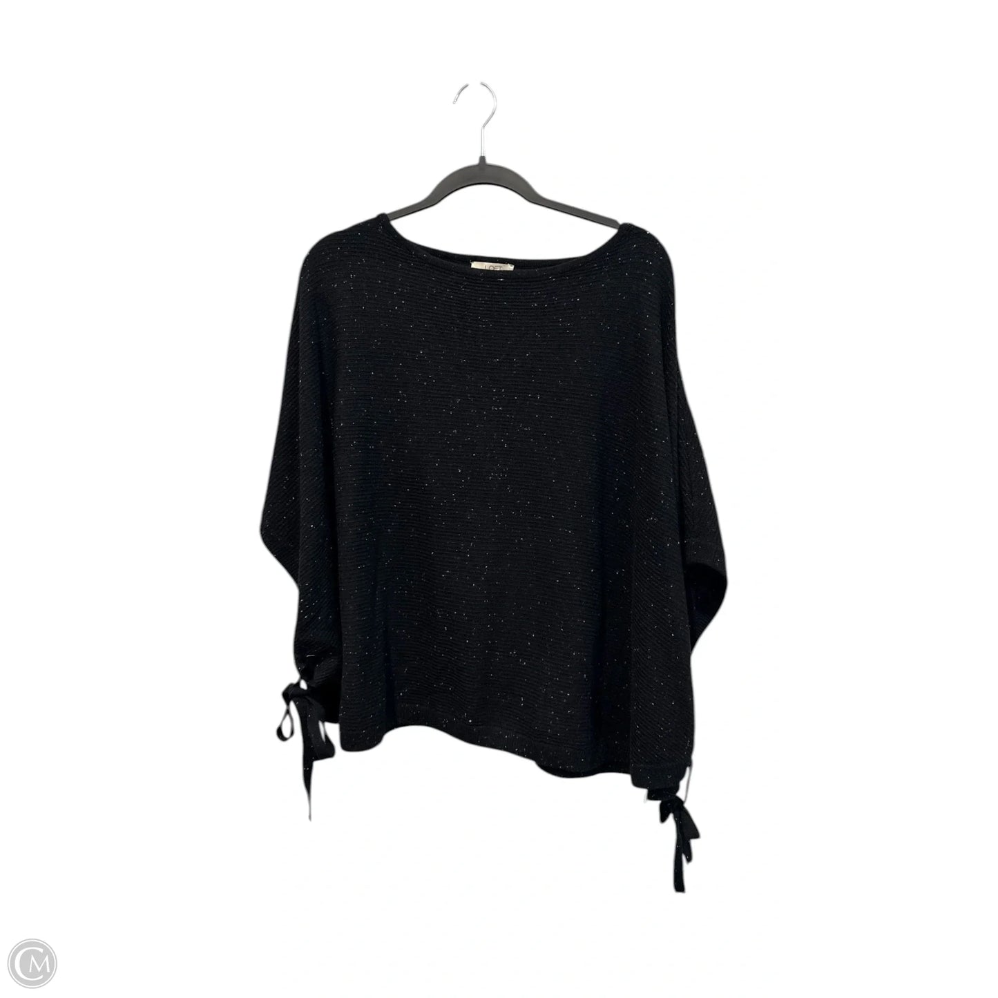 Top Short Sleeve By Loft In Black, Size: Xs