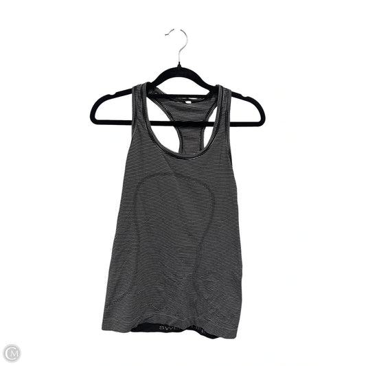 Athletic Tank Top By Lululemon In Striped Pattern, Size: S