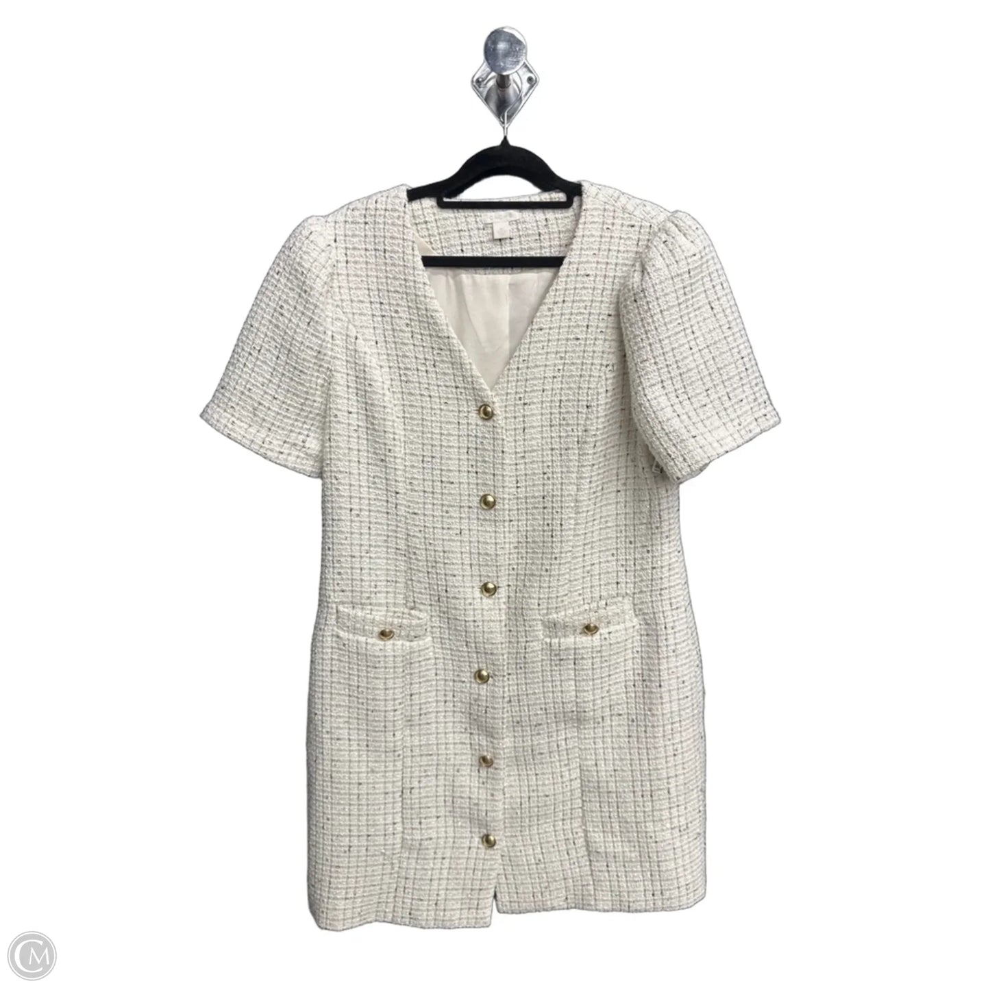 Dress Work By Cache In Ivory, Size: M
