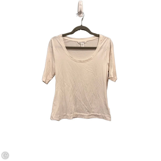 Top Short Sleeve Basic By Athleta In White, Size: M