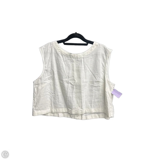 Top Sleeveless By A New Day In White, Size: Xl