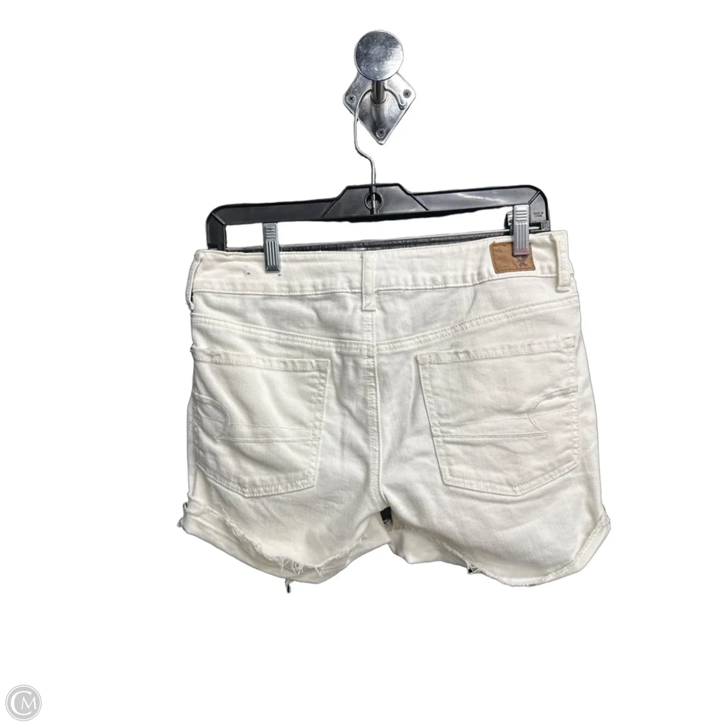 Shorts By American Eagle In White Denim, Size: 6