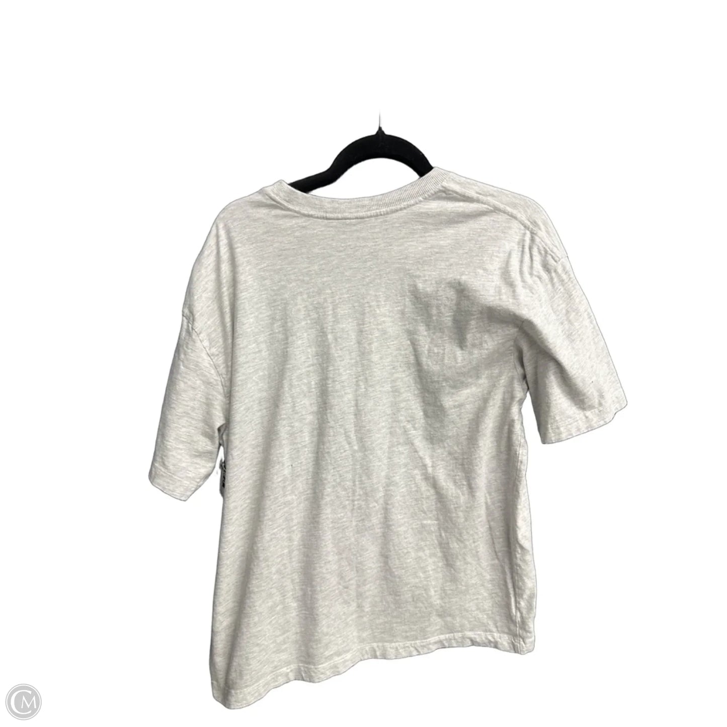Top Short Sleeve Basic By Clothes Mentor In Grey, Size: L