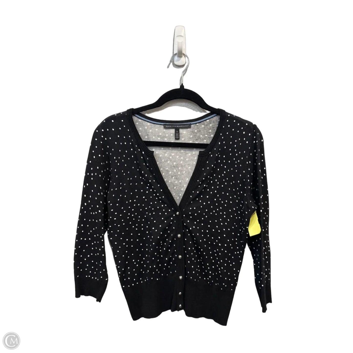 Cardigan By White House Black Market In Polkadot Pattern, Size: S