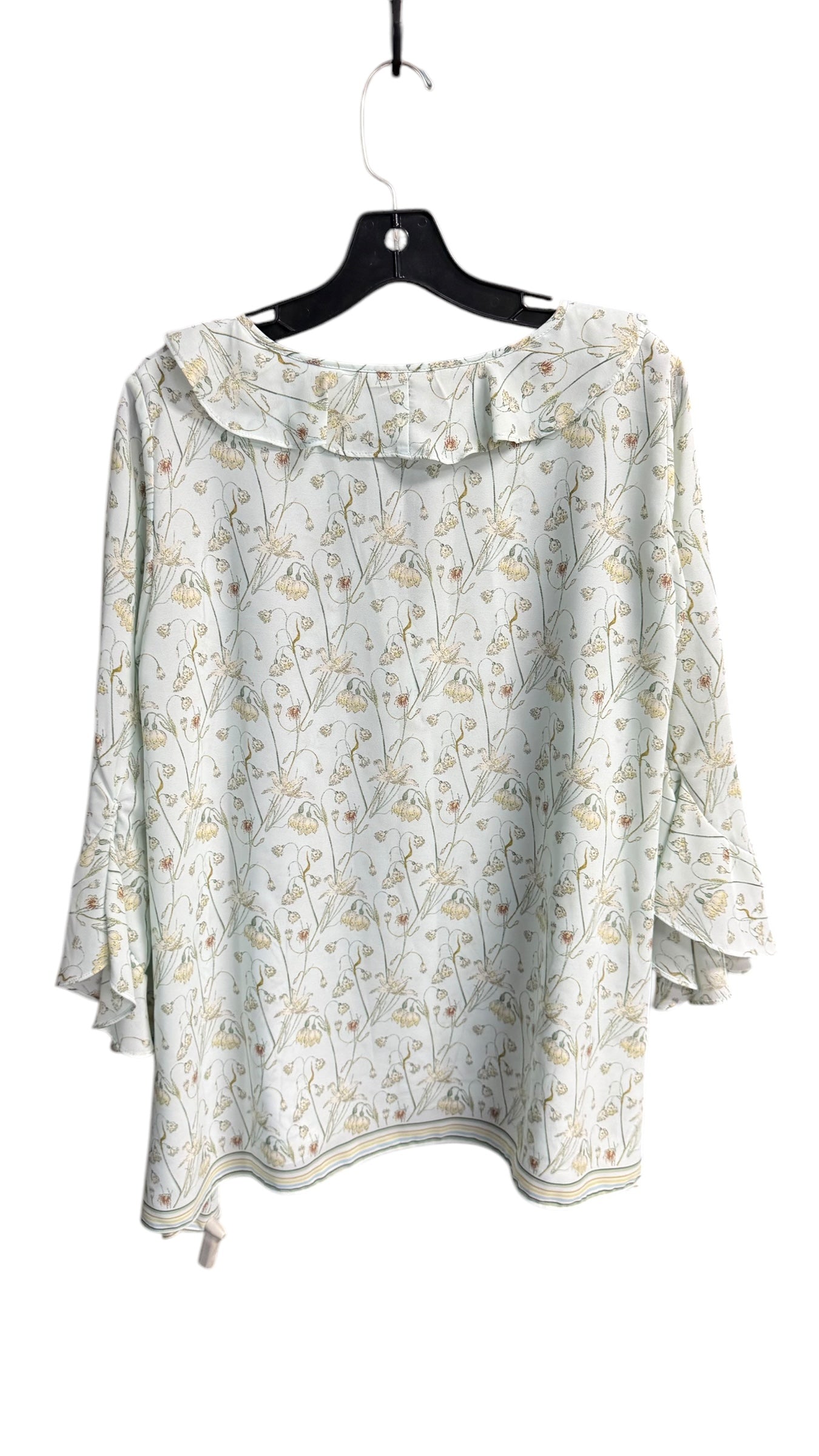 Top Long Sleeve By Max Studio In Floral Print, Size: S