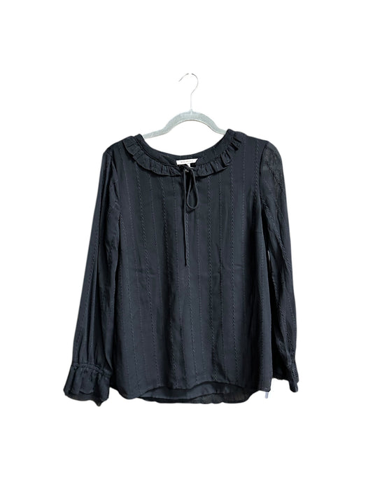 Top Long Sleeve By Skies Are Blue In Black, Size: S