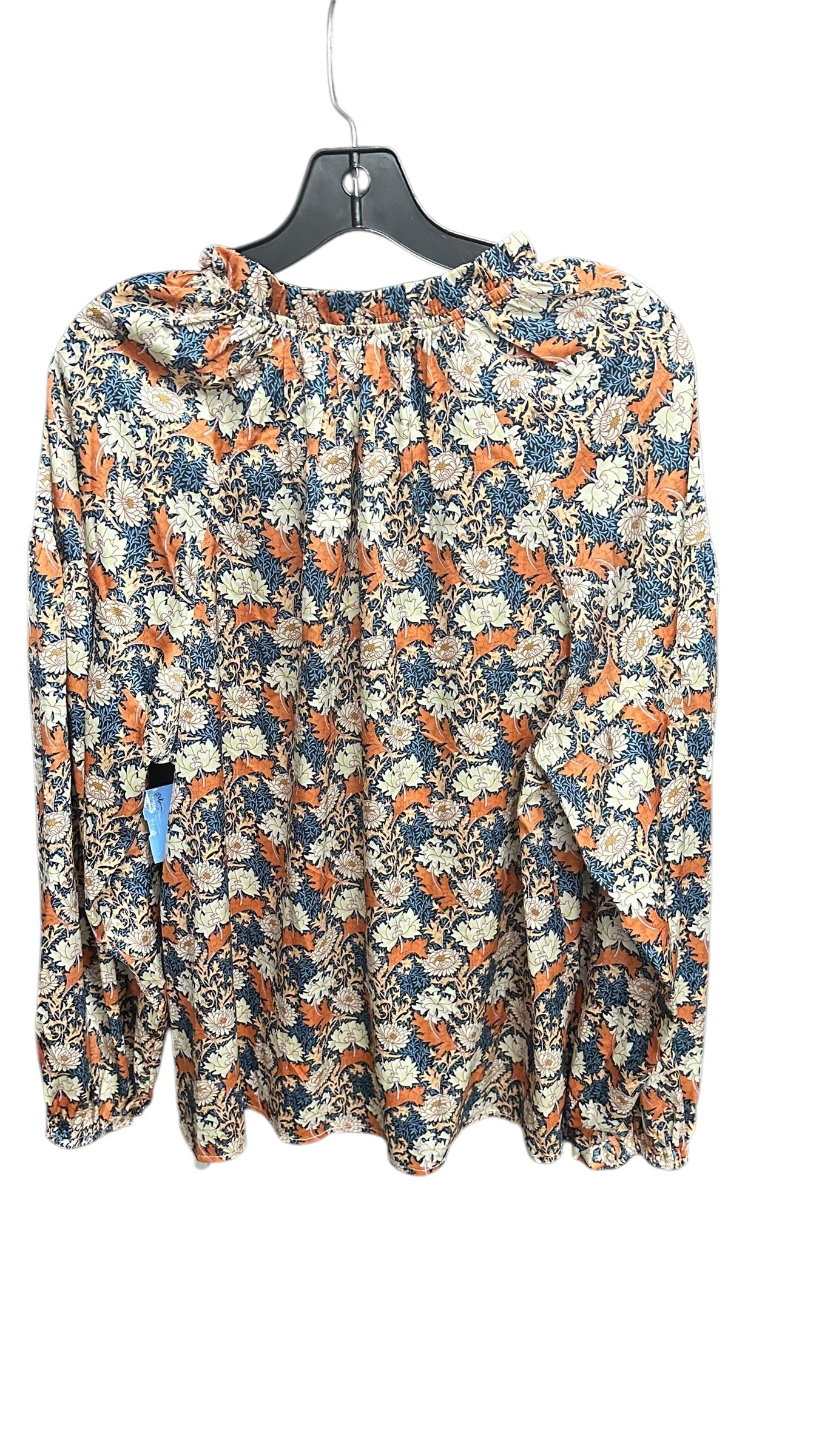 Top Long Sleeve By Jodifl In Floral Print, Size: L