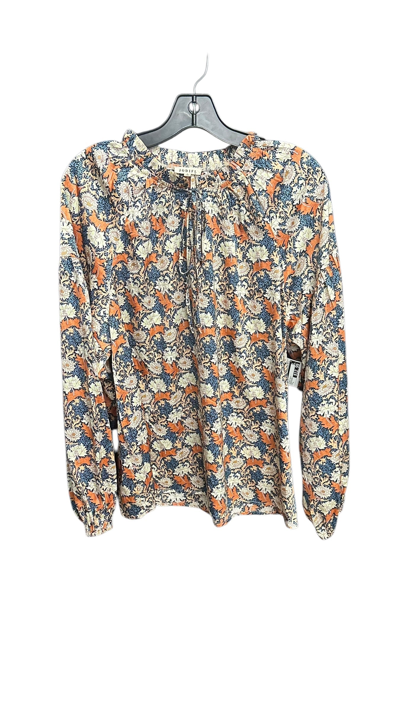 Top Long Sleeve By Jodifl In Floral Print, Size: L