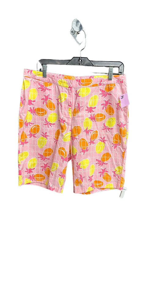 Pink & Yellow Shorts Lilly Pulitzer, Size 12