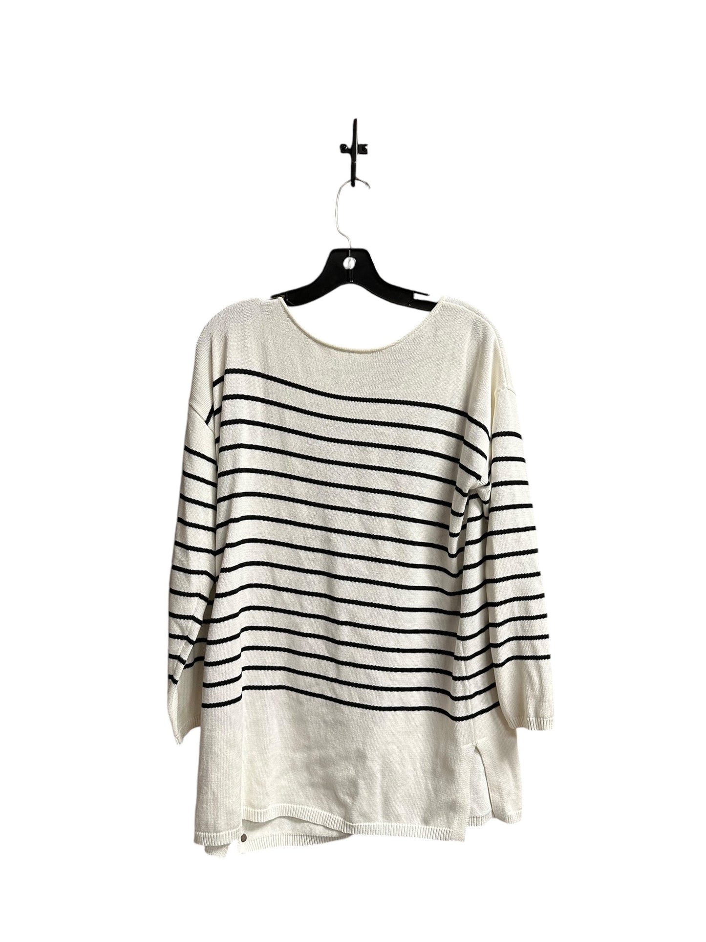 Sweater By Cabi In Black & White, Size: S