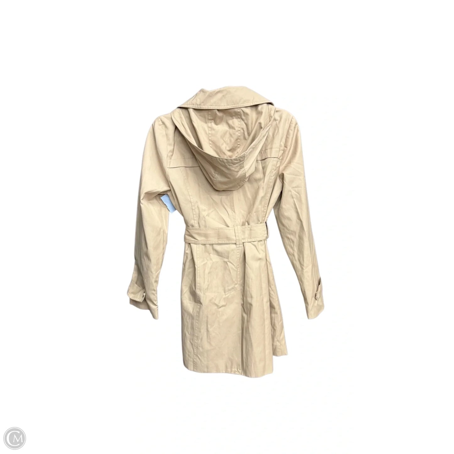Coat Trench Coat By London Fog In Cream, Size: S