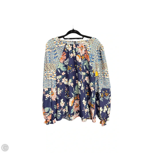 Top Long Sleeve By Jodifl In Multi-colored, Size: L