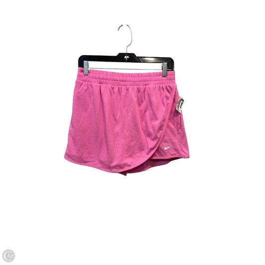 Athletic Skort By Nike In Pink, Size: Xl