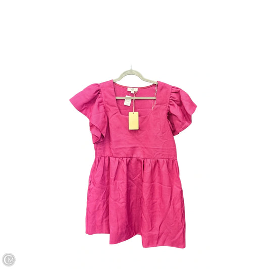 Dress Casual Short By Entro In Pink, Size: M