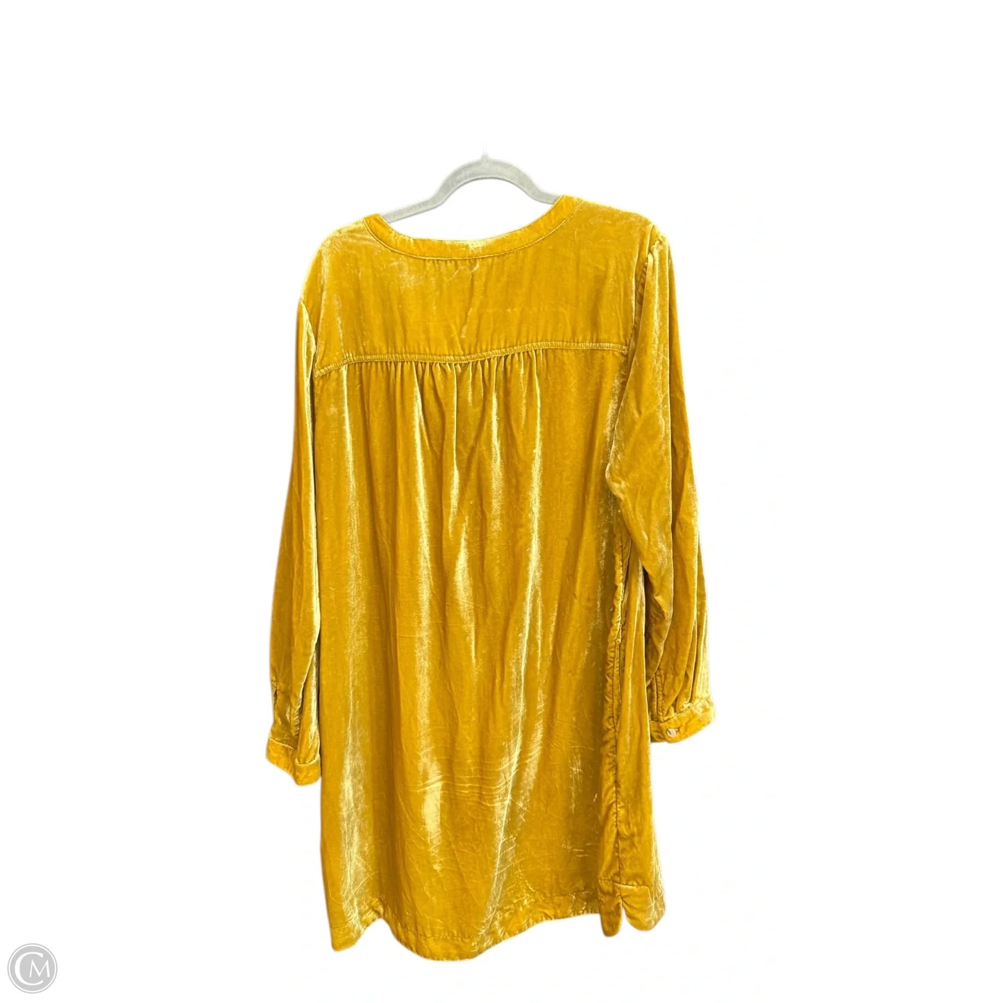 Dress Casual Short By Anthropologie In Yellow, Size: Xl