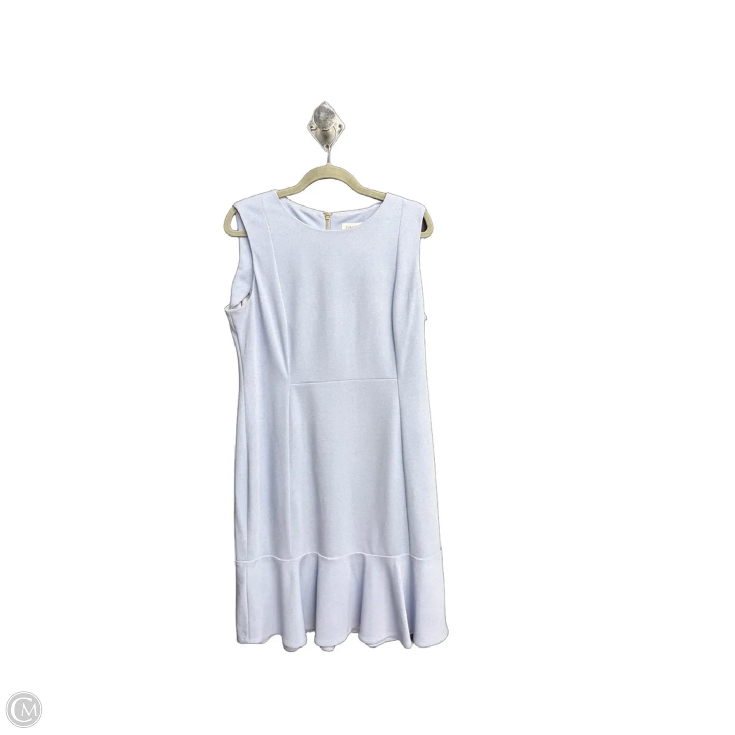 Dress Work By Calvin Klein In Blue, Size: Xl
